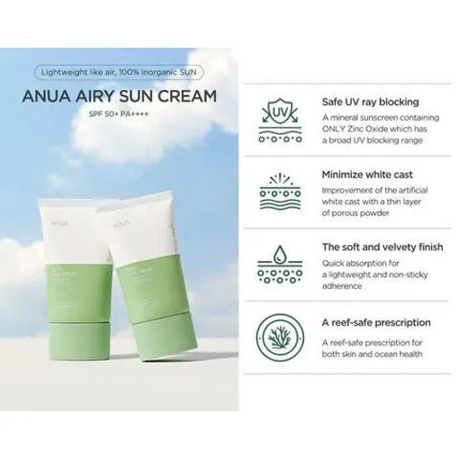 Picture of ANUA AIRY SUN CREAM SPF50+ PA++++