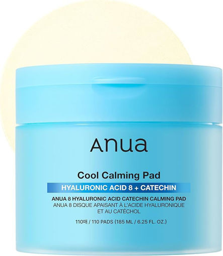 Picture of ANUA COOL CALMING PAD HYALURONIC ACID 8 + CATECHIN 110 PADS