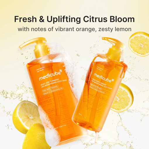 Picture of Medicube KOJIC ACID TURMERIC VITA BRIGHTENING BODY WASH