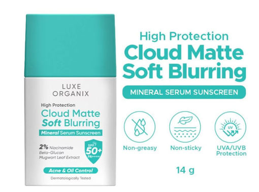 Picture of LUXE ORGANIX CLOUD MATTE SOFT BLURRING MINERAL SERUM SUNSCREEN