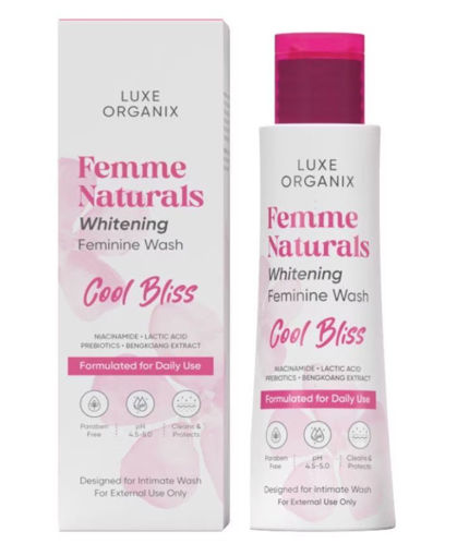 Picture of LUXE ORGANIX FEMME NATURALS WHITENING & COOLING FEMININE WASH COOL BLISS