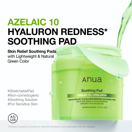 Picture of ANUA SOOTHING PAD AZELAIC 10+ HYALURON