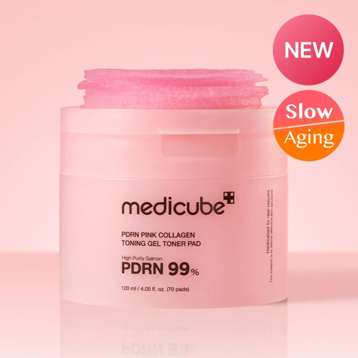 Picture of Medicube PDRN PINK COLLAGEN TONING GEL TONER PAD