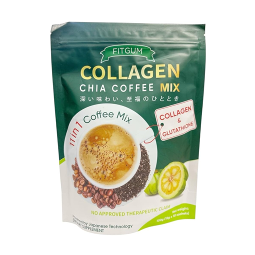 Picture of FITGUM COLLAGEN CHIA COFFEE MIX