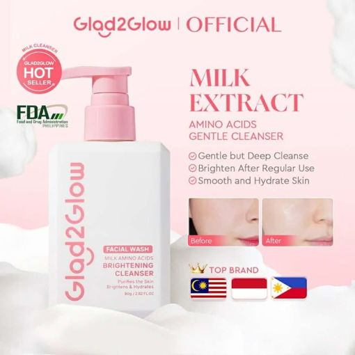 Picture of GLAD2GLOW MILK AMINO ACIDS BRIGHTENING CLEANSER