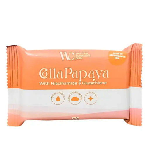 Picture of WC COLLA PAPAYA SOAP WITH NIACINAMIDE & GLUTATHIONE