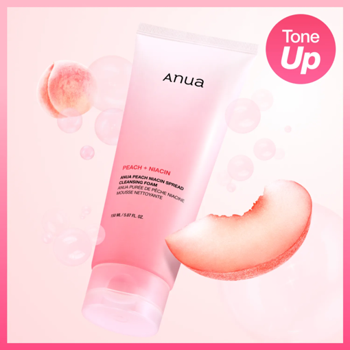 Picture of ANUA PEACH NIACIN SPREAD CLEANSING FOAM