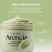 Picture of Arencia Fresh Green Rice Mochi Cleanser Green Tea + Rice