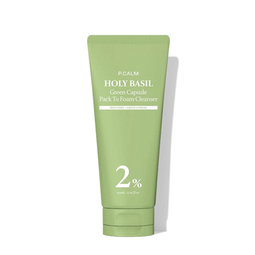 Picture of P.CALM Holy Basil Green Capsule Pack to Foam Cleanser