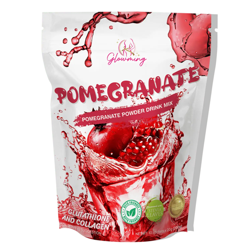 Picture of GLOWMING POMEGRANATE POWDER DRINK MIX (10 Sachets)