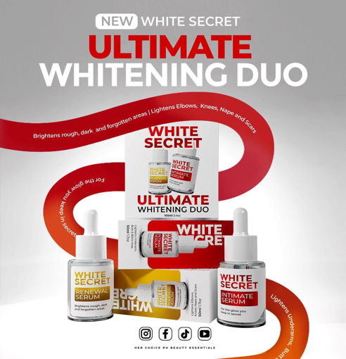 Picture of HER CHOICE WHITE SECRET ULTIMATE WHITENING DUO (50ml X 2)