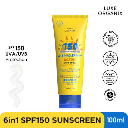 Picture of LUXE ORGANIX 6IN1 MAXSHIELD ACTIVE ULTRA SHEER SPF150