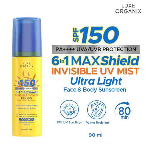 Picture of LUXE ORGANIX 6IN1 MAXSHIELD INVISIBLE UV MIST SPF50
