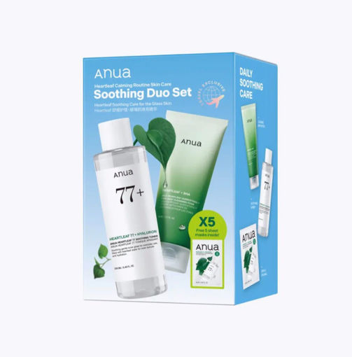 Picture of ANUA Heartleaf Calming Routine Care Soothing Duo Set