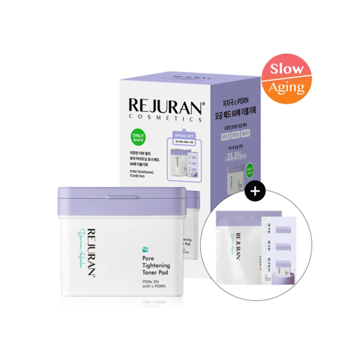 Rejuran Derma Healer Pore Tightening Toner Pad Set 2-pack jars - Brilliant Malta Skincare