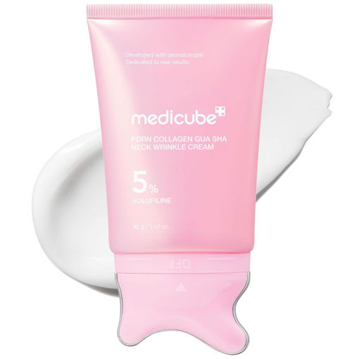 Picture of MEDICUBE PDRN Collagen Gua Sha Neck Wrinkle Cream